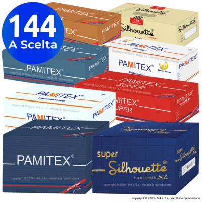 Preservativi Profilattici Pamitex A scelta Classici Tutti frutti XL Box da 144 - Immagine 1 di 4