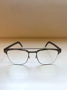 Lindberg 9832 TITANIUM STRIP BROWN GREY Col. PU9 50mm Eyeglass Frames 50-19-135 - Picture 1 of 5