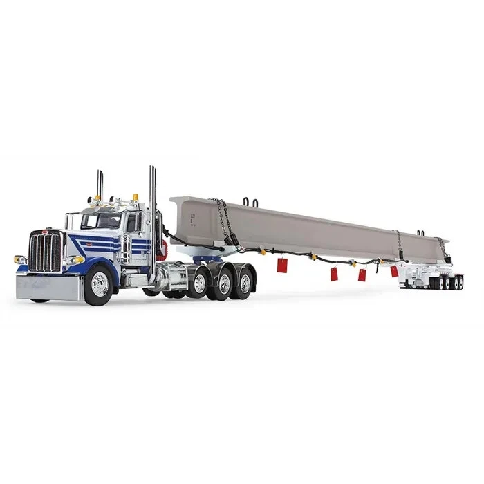 DCP - Peterbilt 389 Tri axle Day cab/with 4 轴 Hydra Steer- Trailer Beam Load — 第 1/1 张图片