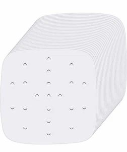 Air Fryer Disposable Paper Liner: 100Pcs 8.5Inch Air Fryer Parchment Paper Sheet - Picture 1 of 6