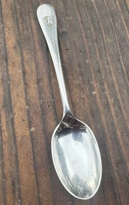 Cuchara Demitasse plateada Mappin & Webb. "Diseño de anclaje 4,75""" Foto 1 de 4