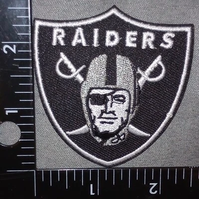 LAS VEGAS RAIDERS IRON ON EMBROIDERED PATCH