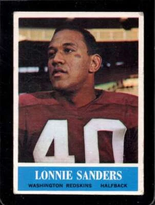 1964 PHILADELPHIA #193 LONNIE SANDERS VG+ REDSKINS *XR29423 - Image 1 of 2