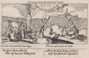 Königstein am Taunus Falkenstein Original Kupferstich Meisner 1626 - Picture 1 of 1