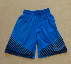 Nike Dri-Fit Elite Basketball Boy’s Shorts Blue Color Pockets Size S - Picture 1 of 9