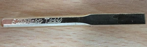 Vintage Snap-On Tools Gold Tone Chisel Tie Bar Clip 2 1/4" Rare Jewelry - Picture 1 of 5