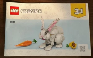 LEGO CREATOR: White Rabbit (31133) - Anleitung Anleitungsbuch - Bild 1 von 3
