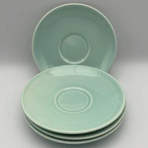 "Juego de 4 platillos Taylor Smith Taylor LURAY pastel surf verde Lu-ray 5,75""" - Imagen 1 de 5