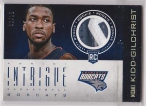 2012-13 Michael Kidd-Gilchrist Patch #/10 Rookie RC Memorabilia Panini Intrigue 
