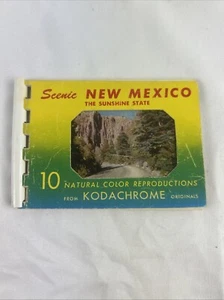 Scenic New Mexico 10 Kodachrome Photo Booklet Natural Color Reproductions - Picture 1 of 6