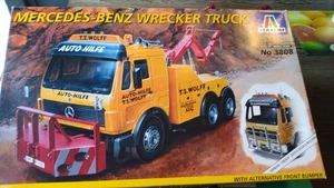 1/24 ITALERI MERCEDES -BENZ WRECKER TRUCK SEMI BUILT GOOD DEAL! - Picture 1 of 15