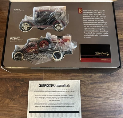 Ertl Signature Edition Diecast Incluye 3 Modelos 1913 1931 Tractor (1992) Nuevo Foto 1 de 4