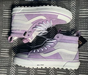 Vans Sk8-Hi MTE-2 Violet Ice Purple Marshmallow Women's 10 Shoes New PrimaLoft - Picture 1 of 11