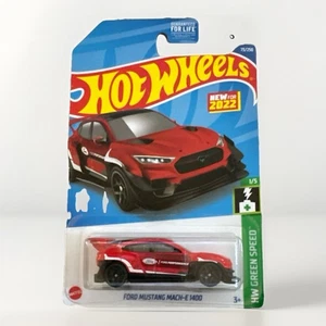 Hot Wheels 2022 HW Green Speed 1/5 Ford Mustang Mach E 1400 73/250 - Bild 1 von 3