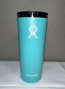 HydroFlask 22oz Insulated Tumbler Travel Cup Stainless Steel Turquoise Teal Aqua - Picture 1 of 8