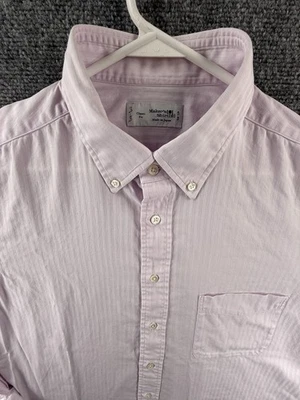 Camisa Kamakura Makers Rosa Hecha en Japón Calce Clásico 17.75 33.5 Tejido Espiga Foto 1 de 4