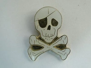 Biker-Pin /anstecker Cross Bones Skull  - Bild 1 von 1