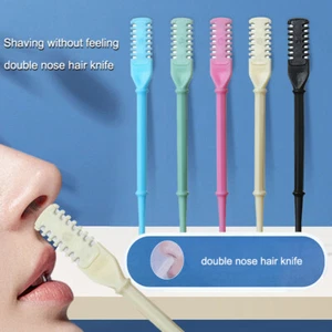 Double Head Nose Hair Trimmer Portable Earpick Nose Ear Hair Removal Trimmer - Picture 1 of 16