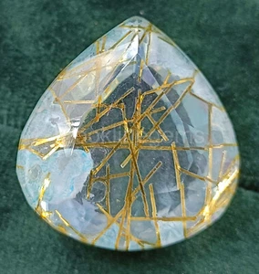 90,00 CT Pera BI Color Cuarzo Rutilado Ametrino Doblete EGL Gemas Sueltas 5MRM - Imagen 1 de 10