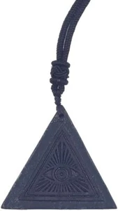 Collar bloqueador de shungita ojo triángulo EMF de Horus - Imagen 1 de 4