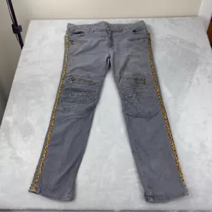 Robin Jeans Men's Size 42x32 Racer Slim Fit Jeans with Flaws Mentioned and Shown - Picture 1 of 16