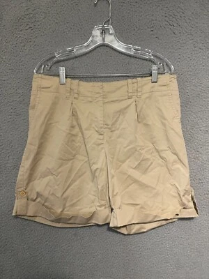Ajuste genuino J. Jill. Pantalones Cortos At Waist Talla 14 Beige Exterior Adulto Algodón Foto 1 de 4