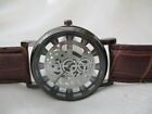 Steampunk Roman Numeral Watch, Buckle Band, See through, WORKING!