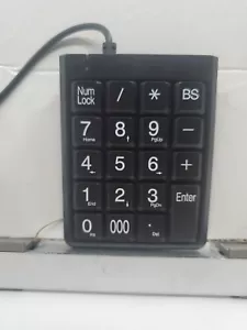 Ativa USB 19 Keys Laptop Desktop Number Keypad Scorpius N3 Tested. Black - Picture 1 of 3