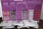 Jamberry Nail Wraps Lot of 5 Full Sheets - Pluse 10 Jamberry Nail wipes New