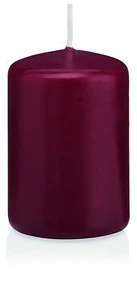 24x Kerzen 60x40mm Farbe Bordeaux 067 1.Wahl RAL Qualität Kerzen Wiedemann - Picture 1 of 1