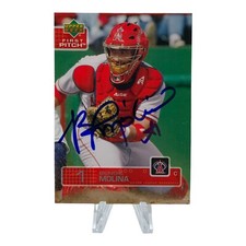 2003 Upper Deck First Pitch #35 Jose Molina Signed Autograph Anaheim Angels Auto