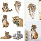 Multicolor 3D Tiger Wall Sticker Self-Adhesive Mural Art
