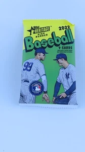 Paquete de béisbol 2022 Topps Heritage alto número 9 tarjetas sellado de fábrica - Imagen 1 de 2