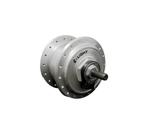 SRAM i-Light D724 Dynamo Front Hub - 6V 2.4W - 36 Hole - Silver - Picture 1 of 2