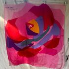 LANCOME x ASHLEY MARY Abstract Rose SCARF 35" x 35"