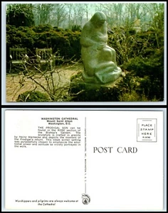 WASHINGTON DC Postcard - Washington Cathedral, The Prodigal Son Statue L27 - Picture 1 of 1