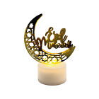 Eid Candle Light Glowing Kareem Decorations Mini Star Moon Craft Ornaments 