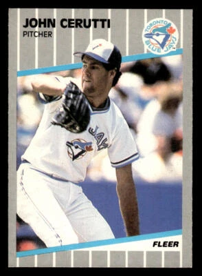 1989 Fleer #228 John Cerutti Card Toronto Blue Jays - Image 1 of 2