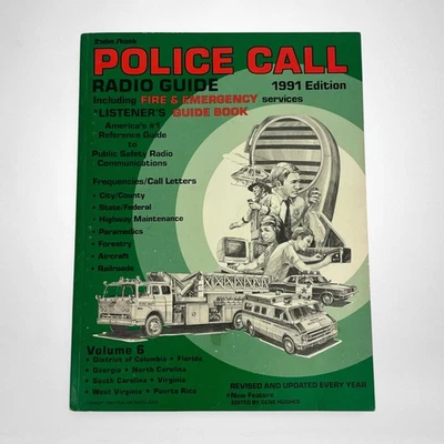 Radio Shack Police Call Radio Guide 1991 Edition Volume 6 Fire Emergency Service - Image 1 of 4