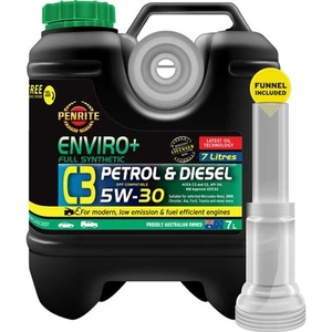 Penrite Enviro+ C3 5W-30 Synthetic Engine Oil 7L EPLUSC3007 - Picture 1 of 2