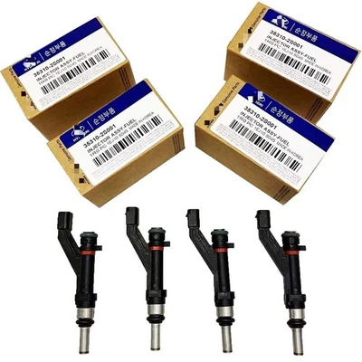 4PCS Fuel Injector 35310-2S001 for Genesis Hyundai Kia G80 20-23 35310-2S001 NEW - Imagem 1 de 4
