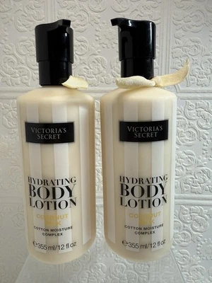 2-Victorias Secret Loção Corporal Hidratante Leite de Coco Algodão Hidratante Complexo - Imagem 1 de 4