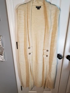 Damen Evelyn Taylor 3x Strickjacke buttergelb Pullover knielang  - Bild 1 von 6