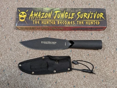 Amazon Jungle Survivor Копье Голова Толкающий Шип 6" Лезвие BK3523, Отличное - Изображение 1 из 4