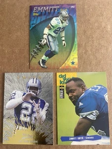 Emmitt Smith Card Lot (7) Refractor mystery Gold nitro HOF 95-98 Dallas Cowboys - Picture 1 of 6