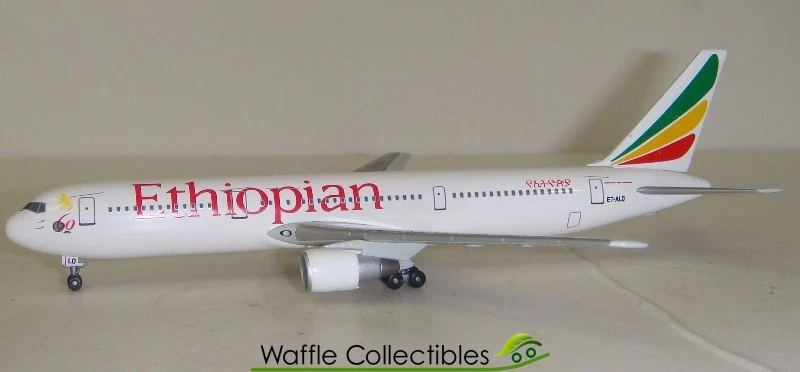 Самолет 1:400 Dragon Wings Ethiopian Airlines B 767-300 ET-ALO 20384 55964 - Изображение 1 из 1