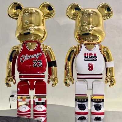 400% Bearbrick Michael Jordan Chicago No.23 Jersey Action Figure Deco Art Toy - Image 1 of 4