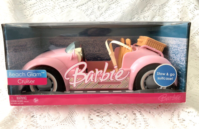 Barbie On The Go Carro Rosa e Boneca - Mattel em Promoção na