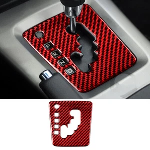 Indicador de cambio de marchas de consola de fibra de carbono rojo para Subaru Forester 2013-2018 - Imagen 1 de 12