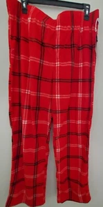 Wondershop Men's Microfleece Sleep pajama pants Red/Black - Picture 1 of 4